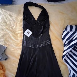 Brand New Midnight blue Halter Cocktail Dress